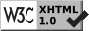 Valid XHTML 1.0 Transitional